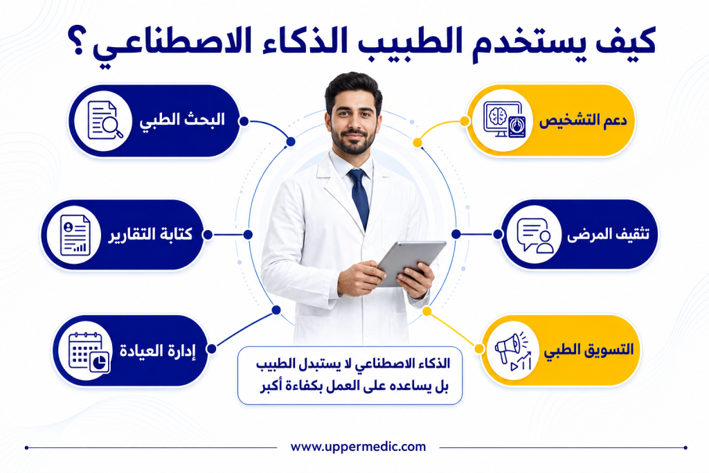 مهارات وأدوات الذكاء الاصطناعي للأطباء في التشخيص والتسويق الطبي 1 image 10